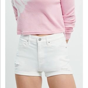 White PacSun super stretch shorties